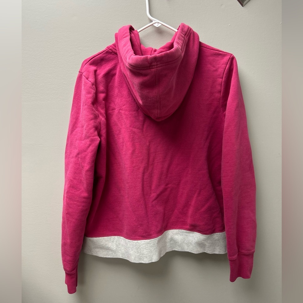 Roots‎ Pink and Light Grey Zip Up Hoodie - Picture 2 of 3